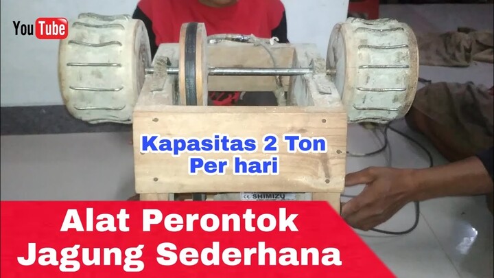 Alat Perontok Jagung Sederhana Kapasitas 2 Ton Sehari