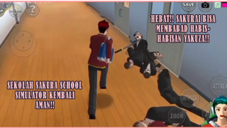 HEBAT!! SAKURAI BISA MEMBABAD HABIS-HABISAN YAKUZA!! SEKOLAH SAKURA SCHOOL SIMULATOR AMAN!!