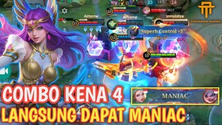 [TA] LANGSUNG DAPAT MANIAC ! KENA COMBO ODETTE SEMUA