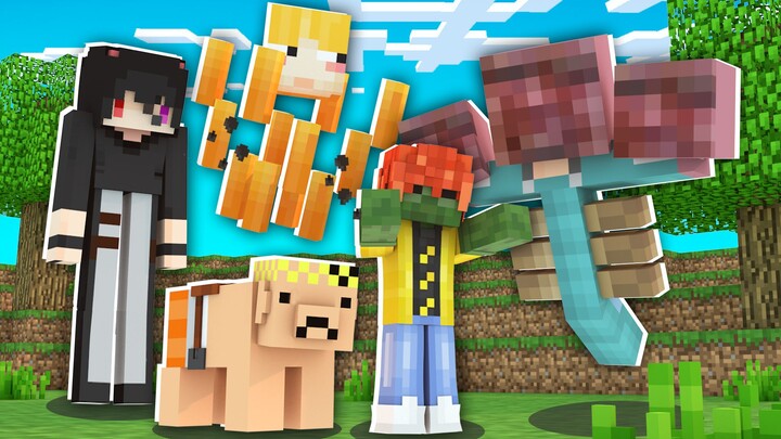 Khi mọi sinh vật trong MC đều biến thành những streamer Minecraft!