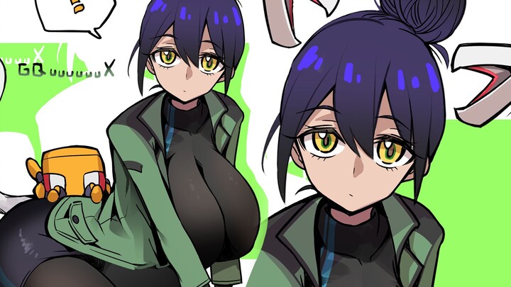Meowan, pakai pelampung telinga kucing! [Gundam GQuuuuuuX]