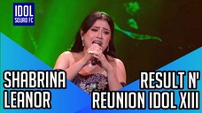 SHABRINA LEANOR - KARENA KU SANGGUP | RESULT AND REUNION INDONESIAN IDOL XIII |