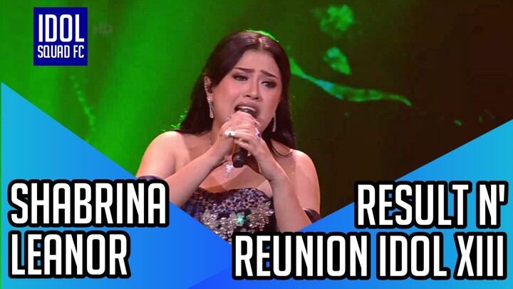 SHABRINA LEANOR - KARENA KU SANGGUP | RESULT AND REUNION INDONESIAN IDOL XIII |