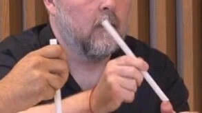 The first experience of milk tea with the Meg 2 crew, it was so cool and so happy!