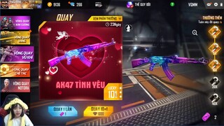 Đột Nhập Nick Free Fire Của Vũ Liz Phá 800 Kim Cương Săn AK Tình Yêu Và Cái Kết ... !