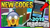 Roblox Mad City All New Codes! 2019