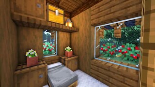 Tutorial Membuat Starter House dari Kayu Spruce - Minecraft Build Tutorial Indonesia #1