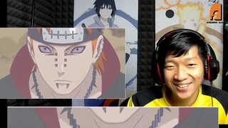 NARUTO VS PAIN | REACTION ANIME NARUTO EPS. 163