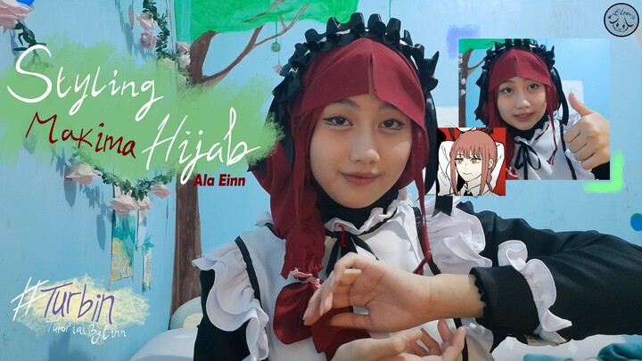 Tutorial Hijab Cosplay Rend.. Makima By Me!!! :D || #BestOfBest #TurBin #CosplayAnimePopuler