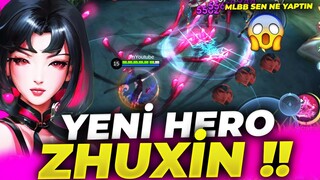 TÜM TAKIMI YERDEN YERE VURUYOR !! YENİ HERO Zhuxin - Yeni Eşyalar ve Helcurt rework - Mobile Legends