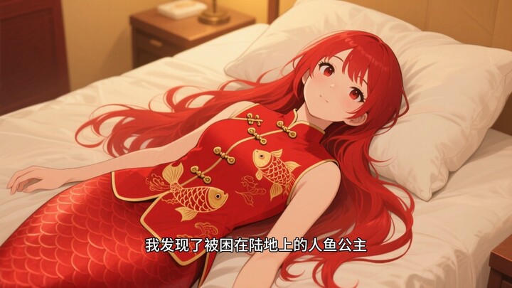 ได้รับอั่งเปาแล้วถูกน้องสาวแปลงร่างเป็นนางเงือกประจำตรุษจีน【เกล็ดแดงยามเช้าฤดูใบไม้ผลิ (ตอนที่ 2)】