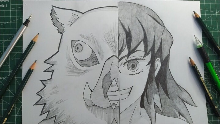AMAZING..!! INOSUKE PENCIL SKETCH DRAWING