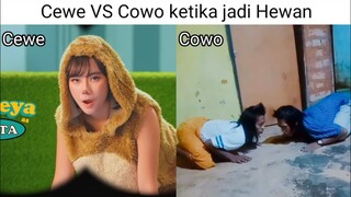 Cewe VS Cowo Ketika Jadi Hewan