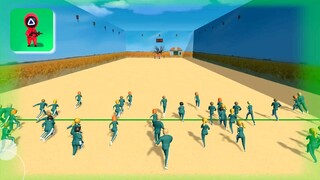 Red Green Light Perfect Cilok 3D - Squid Games Challenge Pixel Duck Games Trailer Part. 2