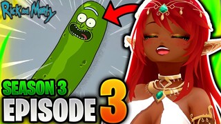 IT'S PICKLE RICK!! | Rick and Morty 3x3 Reaction