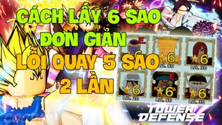 All Star Tower Defense - 1500 Gems Code - BUG Quay 5 Sao 2 Lần Up 6 Sao