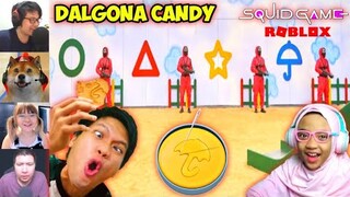 REAKSI ACI GAMESPOT & NAFISA FIDELA BERMAIN SQUID GAME DALGONA CANDY | Roblox Indonesia