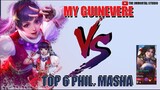 MY GUINEVERE VS TOP 6 PHIL. MASHA | ATHENA ASAMIYA | MOBILE LEGENDS -MLBB