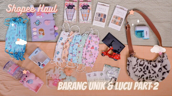 Shopee Haul Barang Unik dan Lucuuu Part 2 | Ayu Rahayu