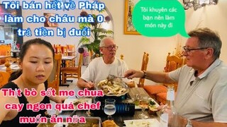 Chef muốn ăn thịt bò sốt me chua cay sợ vợ cho ngủ ngoài làm cho cháu 0 trả tiền đuổi/cuộc sống pháp