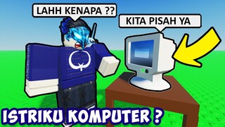 AKU MENIKAH DENGAN KOMPUTER DI ROBLOX ? | Roblox My Wife Left MeTycoon Indonesia