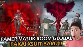 EKSPERIMEN MASUK ROOM GLOBAL PAKAI SKIN XSUIT BARU RAJA VAMPIRE , BEGINILAH RESPONNYA - PUBG MOBILE