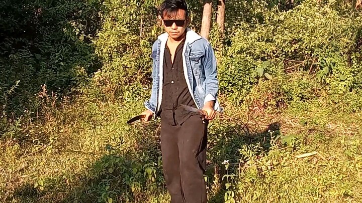 if u had win me once dont think i am afraid n trying to escape,if u met me again wil chop ur headout
