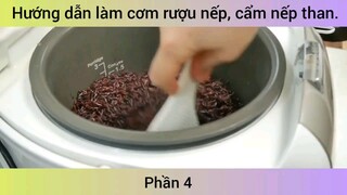 Hướng dẫn làm cơm rượu nếp, cẩm nếp than #4