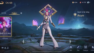 Liên Quân Mobile - Review Skin Arum Quản Lý Tài Năng