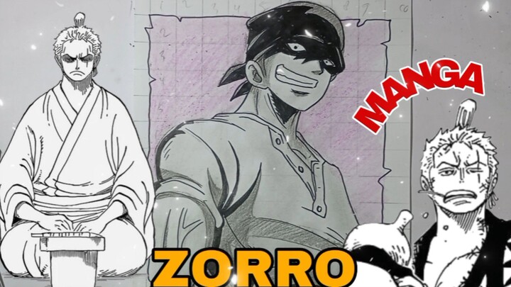 menggambar Zorro dari anime one piece uid: 1682163707