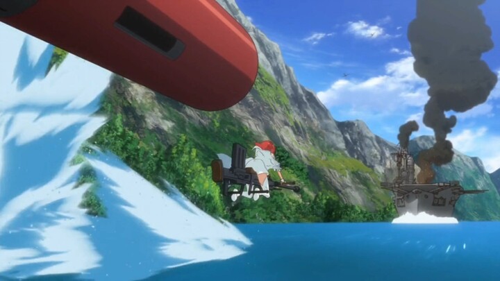 The German aircraft carrier sunk by a lone soldier on the battlefield—this is exactly how a witch sh