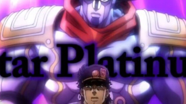 JOJO Chicken Server Command Stand-in Star Platinum Display