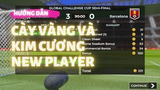 Hướng dẫn CÀY VÀNG và KIM CƯƠNG cho newbie Dream League Soccer 2021