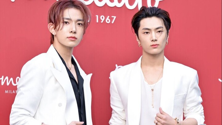 [4K] Elegant Young Lords ENHYPEN’s Lee Ki-seung and Park Ji-sung at the Pomellato brand event on Mar
