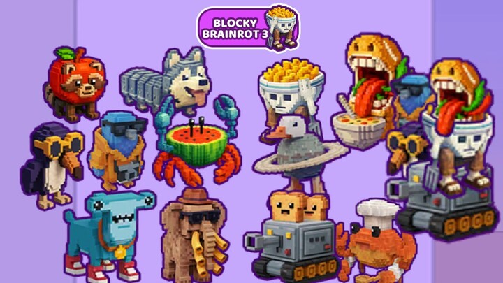 MERGE FELLAS -  Blocky Brainrot - ‼️ GAME PLAY || #mergefellas #mergegame #fypシ