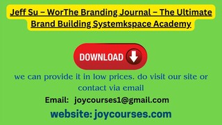 The Branding Journal – The Ultimate Brand Building System