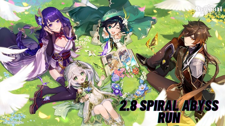 2.8 Spiral Abyss Run... #Vcreator #BiliBili #GenshinImpact