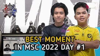 BEST MOMENT IN MSC 2022 DAY #1 | MOBILE LEGENDS INDONESIA