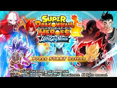 NEW Super Dragon Ball Heroes PPSSPP DBZ TTT MOD BT3 ISO With Permanent Menu!