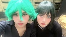 where's Saitama?! | 💚 Fubuki x Tatsumaki One Punch Man cosplay fun montage