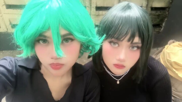 where's Saitama?! | π Fubuki x Tatsumaki One Punch Man cosplay fun montage