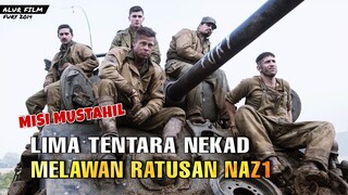 PERTEMPURAN 5 PRAJURIT AMERIKA MELAWAN PASUKAN JERMAN - Alur film Fury