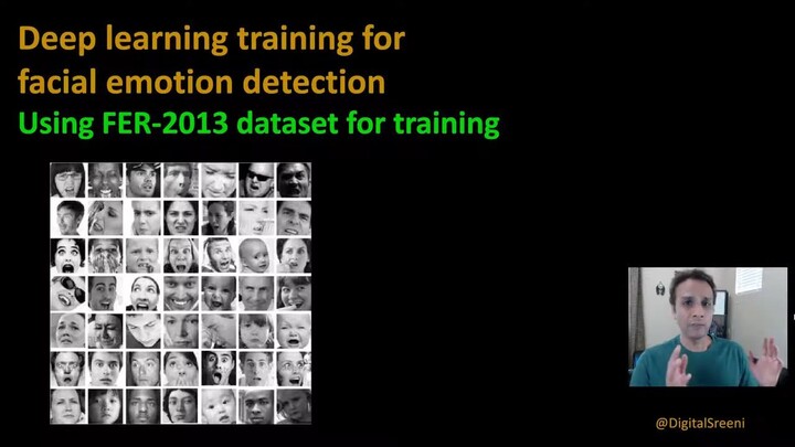 239 - Deep Learning training for facial emotion detection