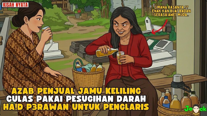 AZAB PENJUAL JAMU KELILING CULAS PAKAI PESUGIHAN DARAH HA!D P3RAWAN UNTUK PENGLARIS