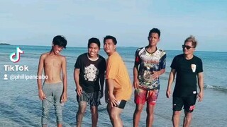 Hahaha @white sand beach mampang...