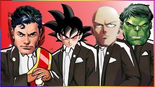 SUPERMAN & GOKU & ONE PUNCH MAN & HULK - Coffin Dance X Baby Shark COVER