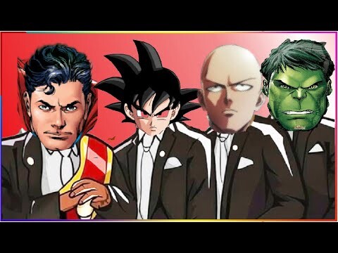 SUPERMAN & GOKU & ONE PUNCH MAN & HULK - Coffin Dance X Baby Shark COVER