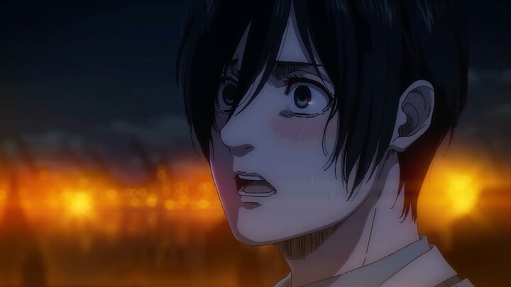 "Mikasa, siapa aku... bagimu?" "Kamu... satu per satu."