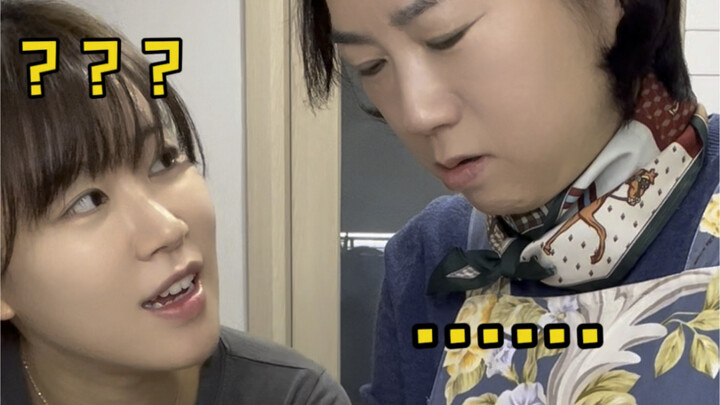 Người Hàn lần đầu làm món thịt trắng sốt tỏi cho mẹ!