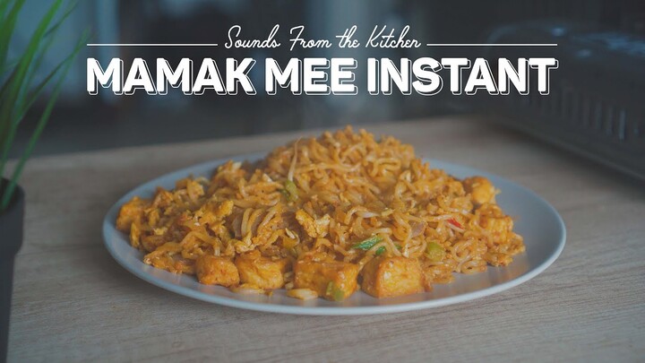 Resep Mudah Mie Goreng Mamak Malaysia Instant - Makanan Kos (Sounds From The Kitchen | ASMR)